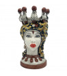 Testa di Moro in ceramica di Caltagirone - Ceramiche Fabrizio Boria