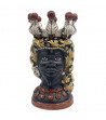 Testa di Moro in ceramica di Caltagirone - Ceramiche Fabrizio Boria