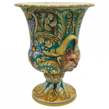 Portavaso in Ceramica di Caltagirone - Fabrizio Boria Ceramiche