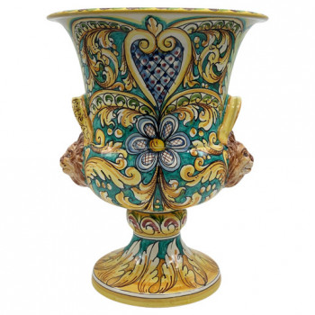 Portavaso in Ceramica di Caltagirone - Fabrizio Boria Ceramiche