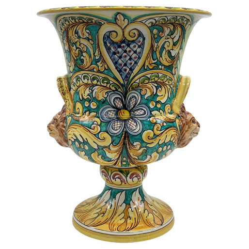 Portavaso in Ceramica di Caltagirone - Fabrizio Boria Ceramiche