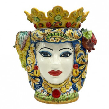 Testa di Moro in ceramica di Caltagirone - Ceramiche Fabrizio Boria