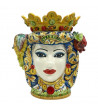 Testa di Moro in ceramica di Caltagirone - Ceramiche Fabrizio Boria