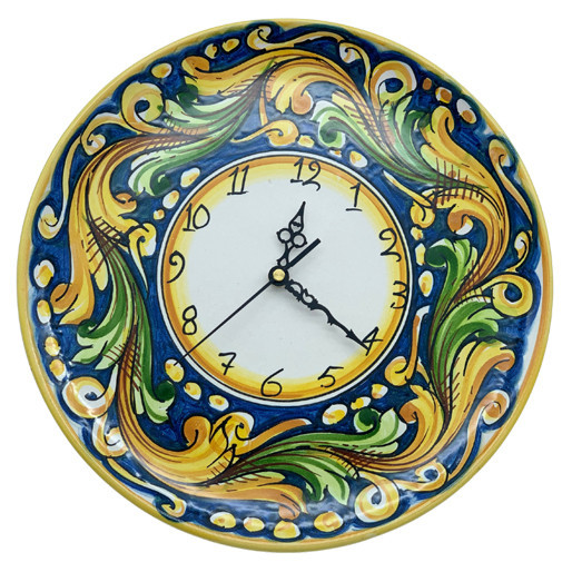Orologio in Ceramica di Caltagirone - Fabrizio Boria Ceramiche