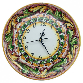 Orologio  in Ceramica di Caltagirone - Fabrizio Boria Ceramiche