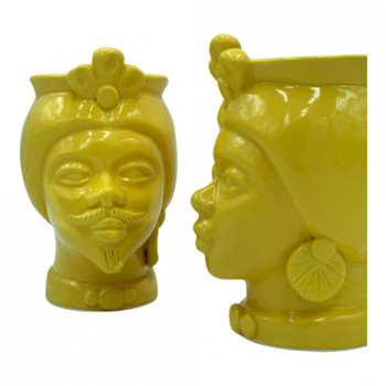 Testa di Moro in ceramica di Caltagirone - Ceramiche Fabrizio Boria