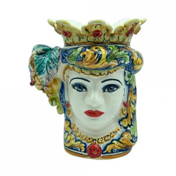 Testa di Moro in ceramica di Caltagirone - Ceramiche Fabrizio Boria