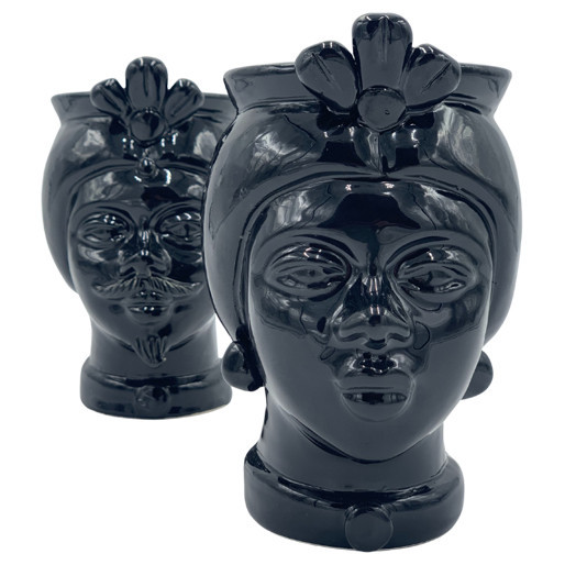 Testa di Moro in ceramica di Caltagirone - Ceramiche Fabrizio Boria