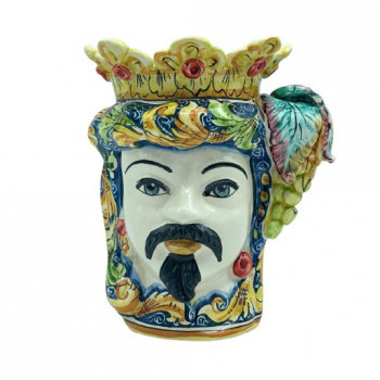 Testa di Moro in ceramica di Caltagirone - Ceramiche Fabrizio Boria