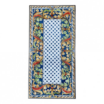 Tavolo Decorato in Ceramica di Caltagirone - Fabrizio Boria Ceramiche