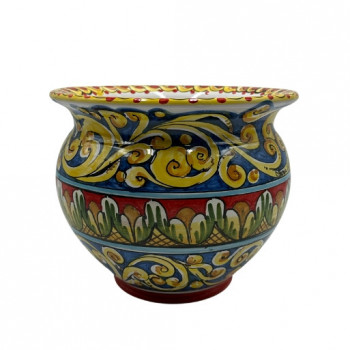 Portavaso in Ceramica di Caltagirone - Fabrizio Boria Ceramiche
