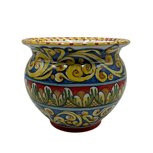Portavaso in Ceramica di Caltagirone - Fabrizio Boria Ceramiche