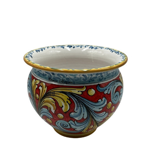 Portavaso in Ceramica di Caltagirone - Fabrizio Boria Ceramiche
