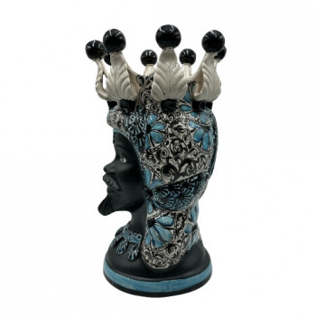 Testa di Moro in ceramica di Caltagirone - Ceramiche Fabrizio Boria