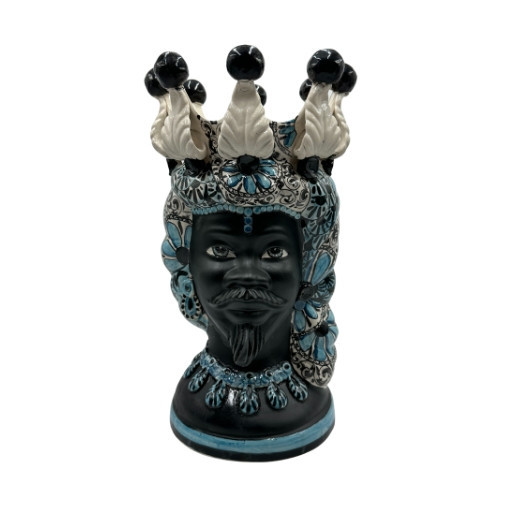 Testa di Moro in ceramica di Caltagirone - Ceramiche Fabrizio Boria