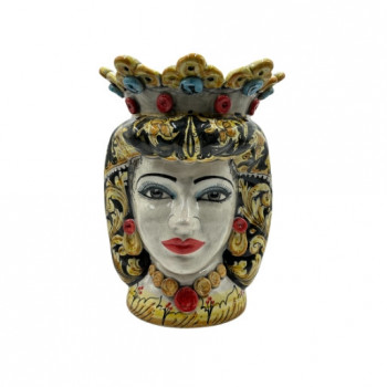 Testa di Moro in ceramica di Caltagirone - Ceramiche Fabrizio Boria
