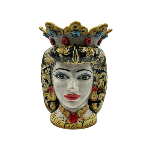 Testa di Moro in ceramica di Caltagirone - Ceramiche Fabrizio Boria