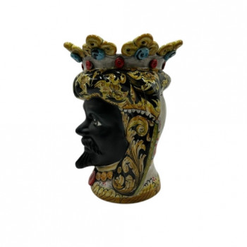 Testa di Moro in ceramica di Caltagirone - Ceramiche Fabrizio Boria