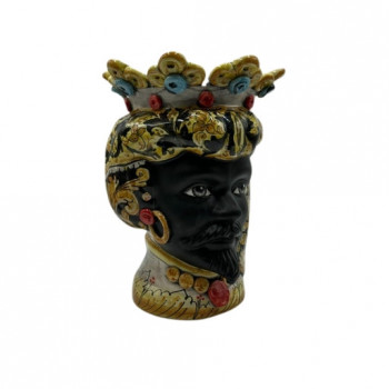 Testa di Moro in ceramica di Caltagirone - Ceramiche Fabrizio Boria