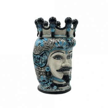 Testa di Moro in ceramica di Caltagirone - Ceramiche Fabrizio Boria