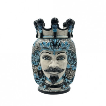 Testa di Moro in ceramica di Caltagirone - Ceramiche Fabrizio Boria