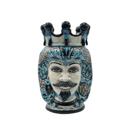 Testa di Moro in ceramica di Caltagirone - Ceramiche Fabrizio Boria