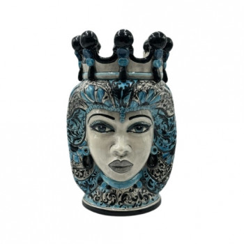 Testa di Moro in ceramica di Caltagirone - Ceramiche Fabrizio Boria