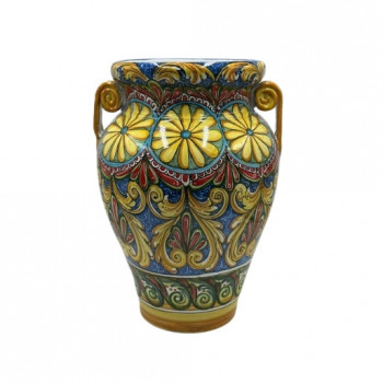 Portavaso in Ceramica di Caltagirone - Fabrizio Boria Ceramiche