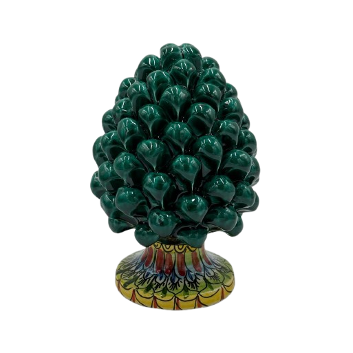 Pigna Verde in Ceramica di Caltagirone - Fabrizio Boria Ceramiche Pigna Verde in Ceramica di Caltagirone - Fabrizio Boria Ceramiche