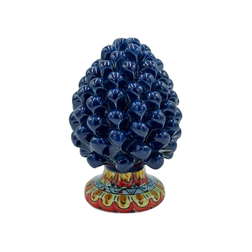 Pigna Blu in Ceramica di Caltagirone - Fabrizio Boria Ceramiche