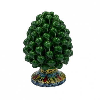 Pigna Verde in Ceramica di Caltagirone - Fabrizio Boria Ceramiche