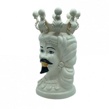 Testa di Moro in ceramica di Caltagirone - Ceramiche Fabrizio Boria