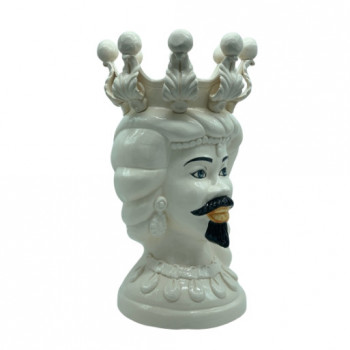 Testa di Moro in ceramica di Caltagirone - Ceramiche Fabrizio Boria