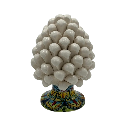 Pigna Bianca in Ceramica di Caltagirone - Fabrizio Boria Ceramiche