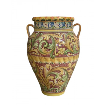 Vaso Giara  in Ceramica di Caltagirone - Fabrizio Boria Ceramiche