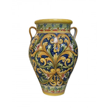 Vaso Giara  in Ceramica di Caltagirone - Fabrizio Boria Ceramiche