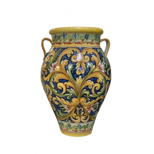 Vaso Giara  in Ceramica di Caltagirone - Fabrizio Boria Ceramiche