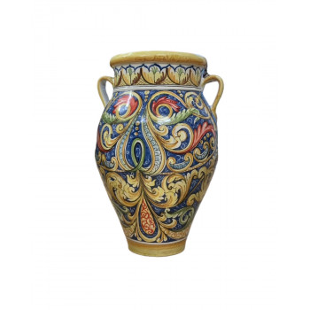 Vaso Giara  in Ceramica di Caltagirone - Fabrizio Boria Ceramiche