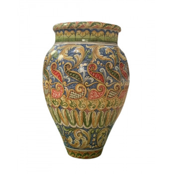 Vaso Giara  in Ceramica di Caltagirone - Fabrizio Boria Ceramiche