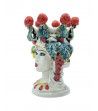 Testa di Moro con frutta in ceramica di Caltagirone - Ceramiche Fabrizio Boria