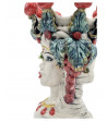Testa di Moro con frutta in ceramica di Caltagirone - Ceramiche Fabrizio Boria