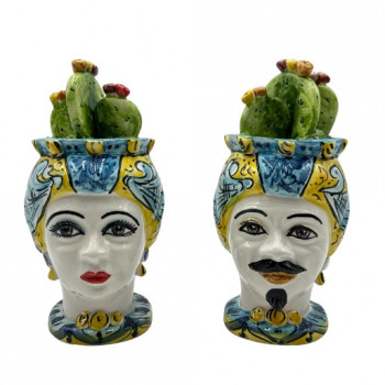 Testa di Moro in ceramica di Caltagirone - Ceramiche Fabrizio Boria