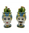Testa di Moro in ceramica di Caltagirone - Ceramiche Fabrizio Boria