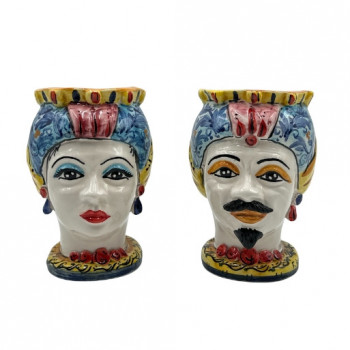 Testa di Moro in ceramica di Caltagirone - Ceramiche Fabrizio Boria