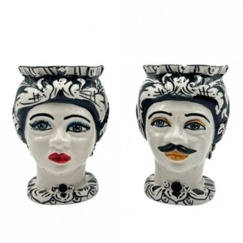 Testa di Moro in ceramica di Caltagirone - Ceramiche Fabrizio Boria
