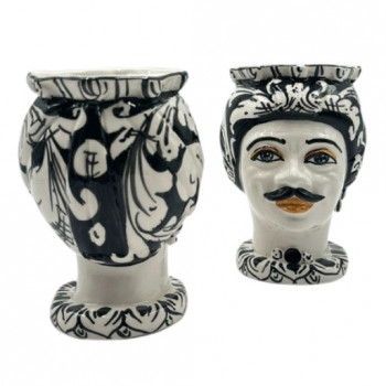 Testa di Moro in ceramica di Caltagirone - Ceramiche Fabrizio Boria