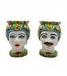 Testa di Moro in ceramica di Caltagirone - Ceramiche Fabrizio Boria