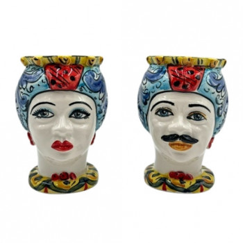 Testa di Moro in ceramica di Caltagirone - Ceramiche Fabrizio Boria