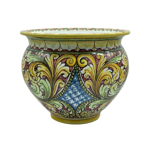 Portavaso in Ceramica di Caltagirone - Fabrizio Boria Ceramiche