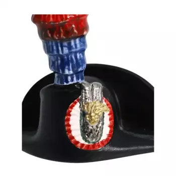 Lucerna Carabinieri in Ceramica di Caltagirone artigianale